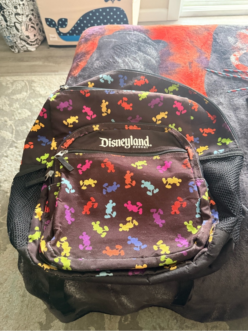 Disneyland resort- Multicolor Mickey Silhouettes backpack